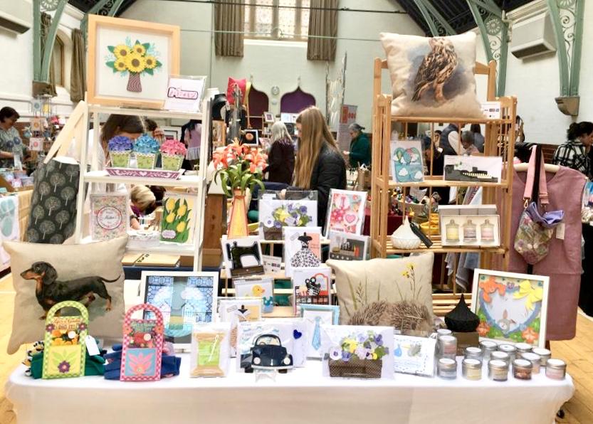 our stall at The Derbyshire Makers